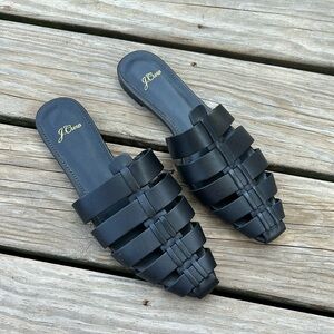 J CREW BLACK SANDALS